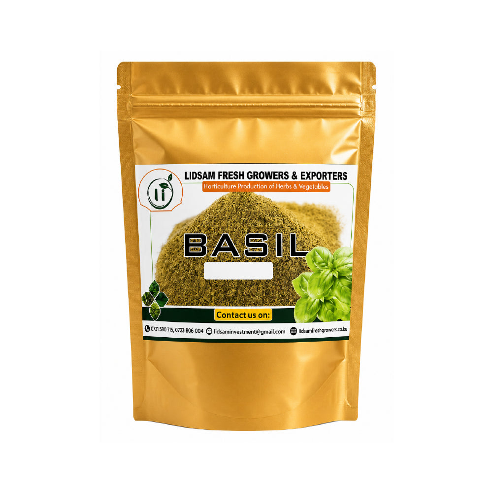 Dried Crushed Basil Leaves